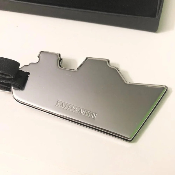 Kate Aspen Metal Luggage Name  Tag - Picture 7 of 14